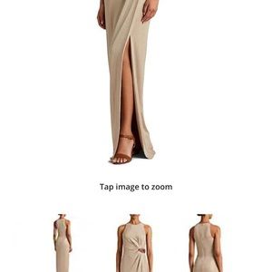 Ralph Lauren metallic gown. Worn once! Gorgeous!!